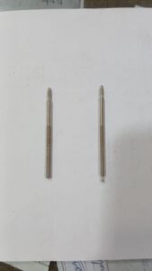 Terminal pin MSM4 X 75mm without head MSM4 X 79mm with head