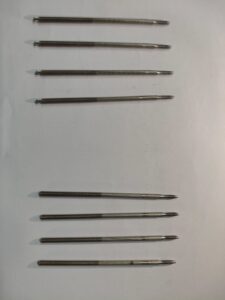 Terminal Pin MSM4 x 100mm without head MSM4 x 104mm with head